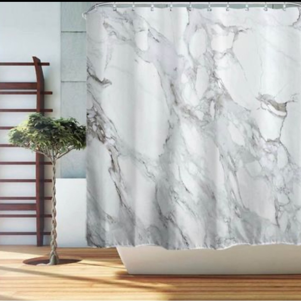 Marble Shower Curtain
